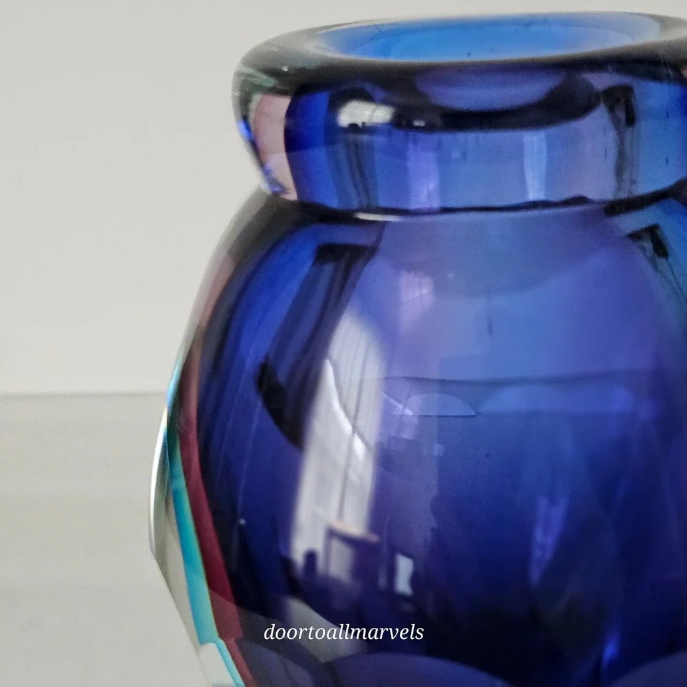 N/A faceted murano